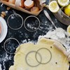 Giyofom 10Pcs 4.5cm Round Stainless Perforated Seamless Tart Ring Quiche