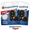 KeylessKing* 2 Replacement Remote Key Fob Set for 2011 2012