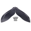 Black Fairing Air Deflectors Side Wing Windshield Side Cover for