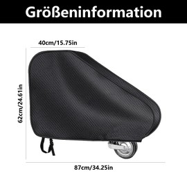 Deichselabdeckung Wohnwagen, Wohnwagen Schutzhülle, Anhänger Deichselabdeckung, Deichselhaube Wohnwagen, für Wohnwagen Und Anhänger