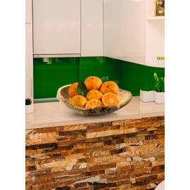 Serene Spaces Living 11 1/2in Teak Bowl