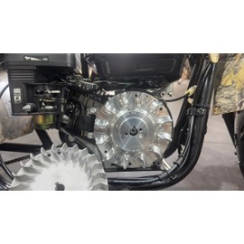 Speedway Billet Flywheel For Predator 196cc, 212cc NonHemi Cast,For Honda GX160 GX200,Advance timing of approximately 32 Degrees Sliver