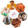 Disposable Bibs: 100PCS Plastic Crawfish Bibs Crab Lobster Bibs for
