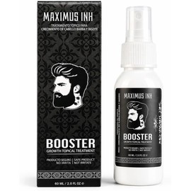 Maximus Tónico para Barba Tupida y Cabello Tratamiento Anticaída Concentrado al 20% Rellena Huecos y Aumenta Densidad Loción para Crecimiento Acelerado 60 ml
