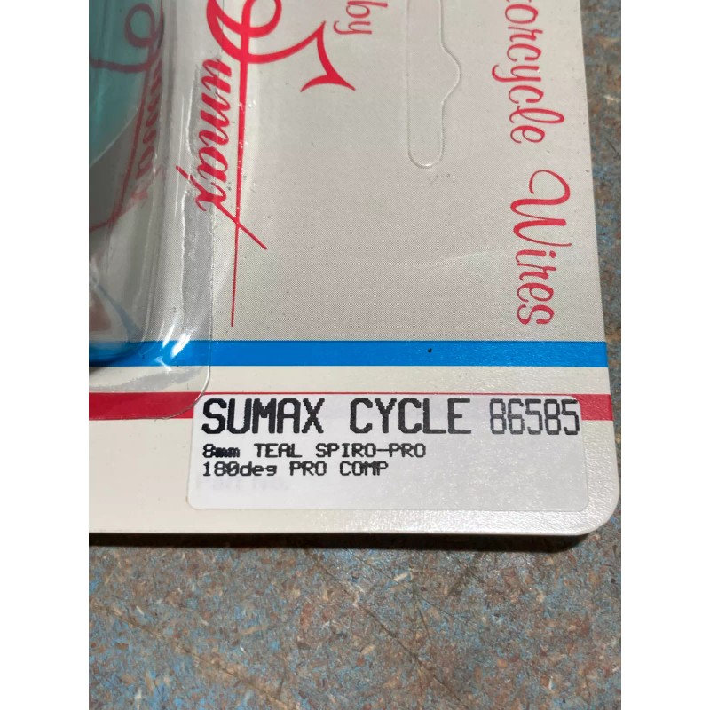 Sumax 86585 8mm Teal Spiro Pro Spark Plug Wire Set-