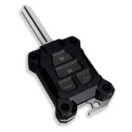 Tacoma Key Fob SR5 and Manual Key Cover Upgrade - Check Fitment Guide Fits 3rd Gen Tacoma - Fits Toyota Tacoma Accessories - Includes Stainless Steel Bottle Opener (Black, Black Screws)