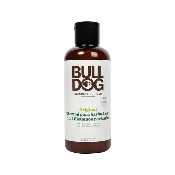 Bull Dog Shampoo Acondicionador Barba Bigote Sin Frizz 200ml