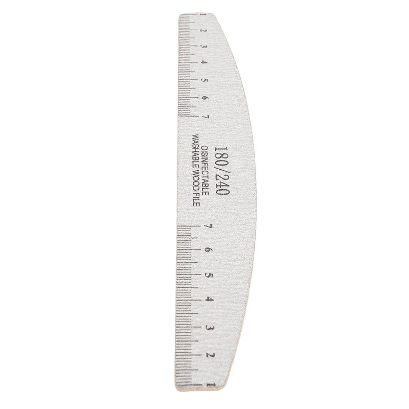 50Pcs Nail Files 180 240 Grit Multifunctional Washable Nail Art