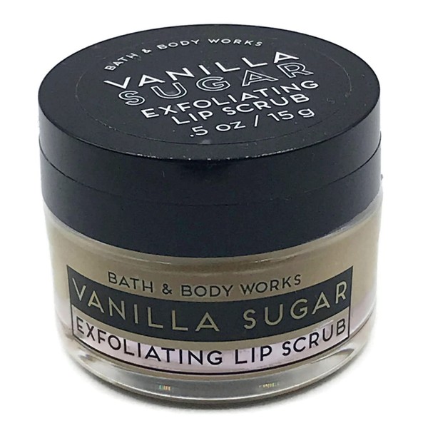Bath and Body Works Vanilla Sugar Exfoliating Lip Scrub 0.5 oz / 15 g