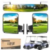 10L0L Golf Cart Folding Side Mirror and Panoramic Rear View