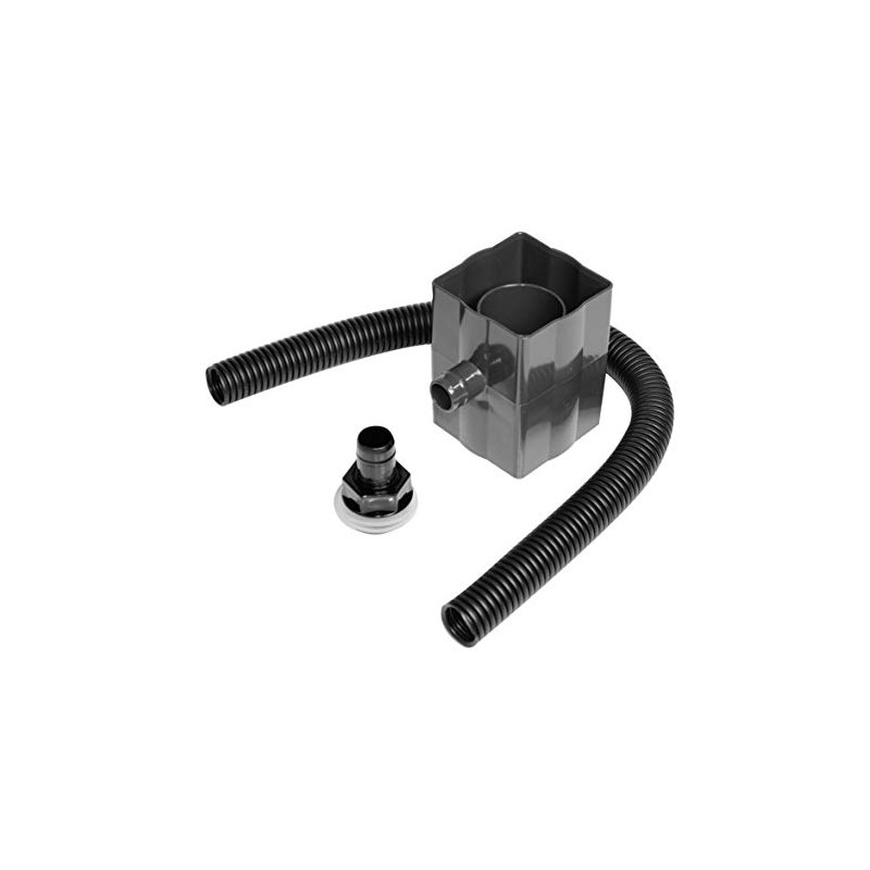 FloPlast RVS1AG Anthracite Grey Rainwater Diverter (Connects to 65MM Square