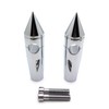 HTTMT MT030-010- Chrome 1" 25mm Spike Billet Handelbar Riser 4"
