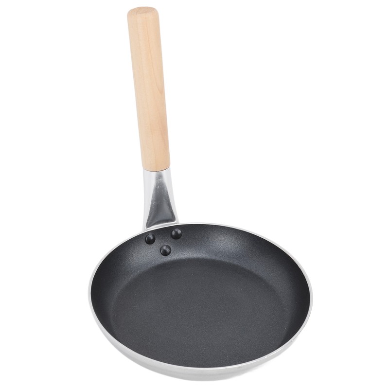 Black Non Stick Pan Household Frying Pan Portable Cooking Pan