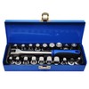 JEUCLEL 20PCS 3/8" Drive Oil Drain Sump Plug Key Set,