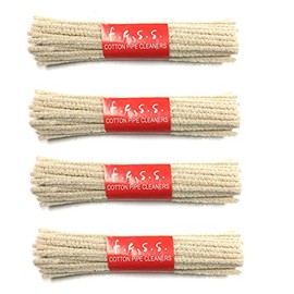 FESS Standard Pipe Cleaners Cotton 4 Packs, 44 Cleaners per Pack, Total of 176