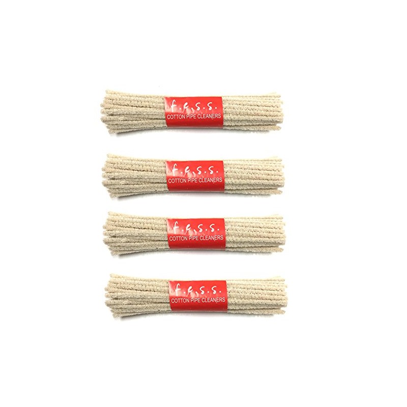 FESS Standard Pipe Cleaners Cotton 4 Packs, 44 Cleaners per
