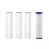Aquasana 10 Inch Pre-Filter Replacement 3-Pack and Post-Filter Bundle for