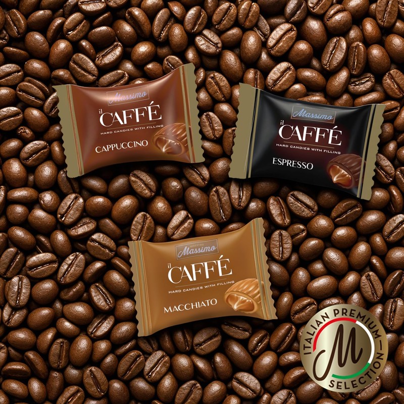 Maestro Massimo Assorted Coffee Candy - Individually Wrapped 2.2 Pound