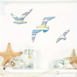 3PCS Coastal Room Decor/Décor de chambre côtière/Nautical Decor for Home Bedroom Living Room