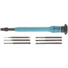 Moody Tools 55-0314 7 Pieces Interchangeable ESD-Safe Slotted Driver Set,