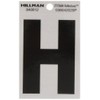 The Hillman Group 841812 3-Inch Letter H Reflective Square-Cut Mylar,