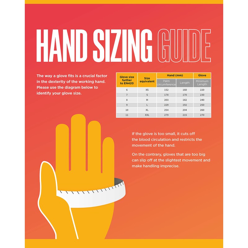 Skytec KRYPTON White/Black Nylon Safety Work Gloves with Nitrile Coating