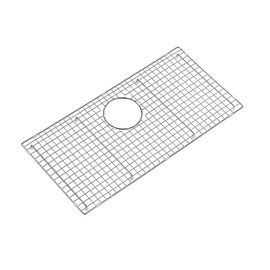 CIPOTAL 27.5 in. x 13.5 in. Rear Drain Sink Grid with Supersoft Silicone Feet in 304 Grade Stainless Steel