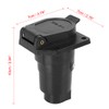 X AUTOHAUX 7 Way Round Car Trailer RV Plug Female