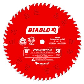 Diablo by Freud "Freud D1050X Diablo 10"" 50-tooth ATB Combo Saw Blade w/5/8"" Arbor&PermaShield"