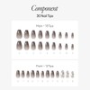 DASHING DIVA Magic Press Black Wish Nail Tips 30 Tips