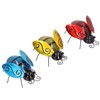 3pcs Solar Bee Lights Cute Innovative Iron Art Solar Powered