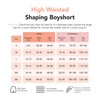 Conturve High-Waisted Body Shaper Boyshorts - Tummy Control Shapewear for