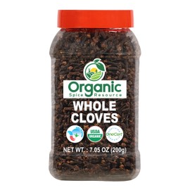 Organic Whole Cloves | 7.05 oz or 200g | USDA Organic Approved and Non-GMO | Vegan | All Natural Blend - 100% Raw and Natural from India, by SHOPOSR