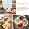 4PCS 4-Compartment Serving Trays for Party,Divided Serving Tray Snack Tray