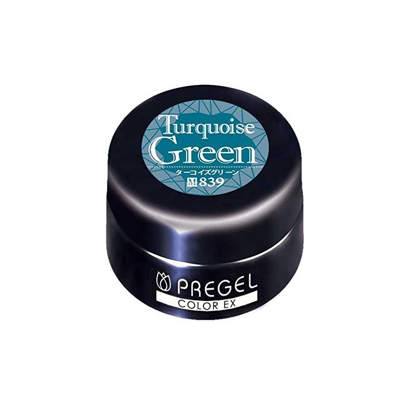 Prigel Gel Nail Color EX Turquoise Green 839