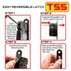 TSS British Standard Mortice Sash Lock Satin Chrome (Silver) 2.5"