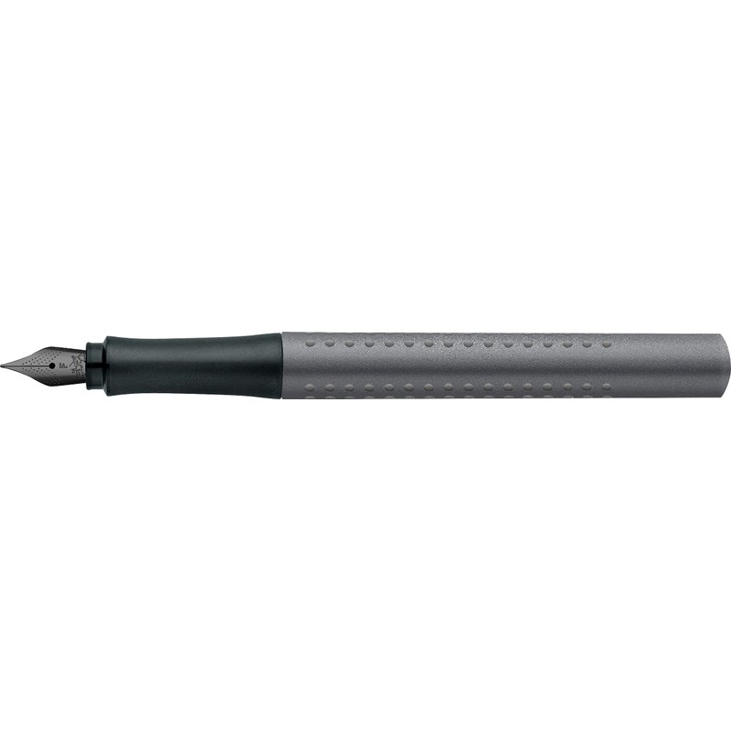 Faber-Castell Grip Edition F Fountain Pen - Anthracite, 140947