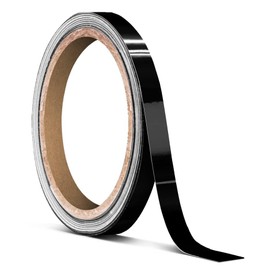 VViViD+ Cinta adhesiva de liberación de aire de vinilo premium ultra brillante Piano Black de 0,07 mm x 6,1 m
