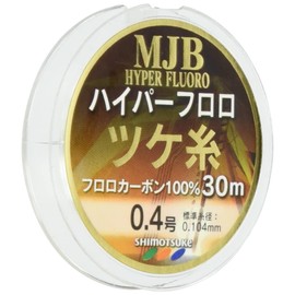 SHIMOTSUKE(シモツケ) フロロカーボンライン MJB ハイパーツケ糸 30m 0.4号 クリアー