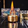 Gexdes Mini Alcohol Camping Stove – Lightweight Brass & Aluminum