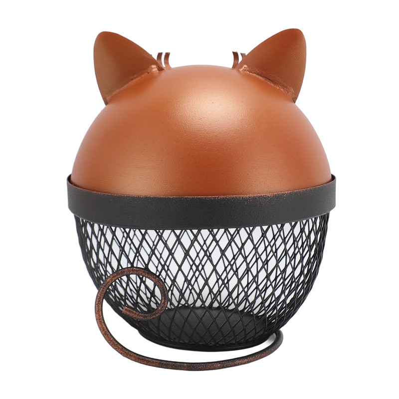 Metal Cat Piggy Bank Innovative Cute Cartoon Fun Cat Shaped
