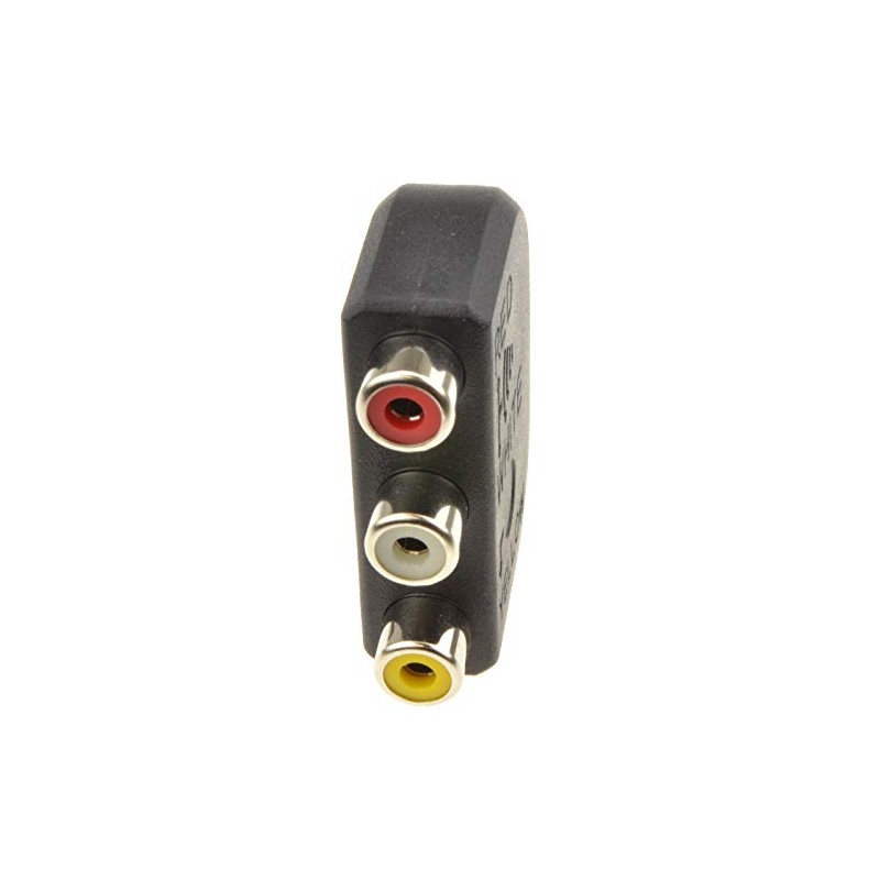 kenable 3.5mm Jack to 3 Phonos/RCA 4 pole AV out