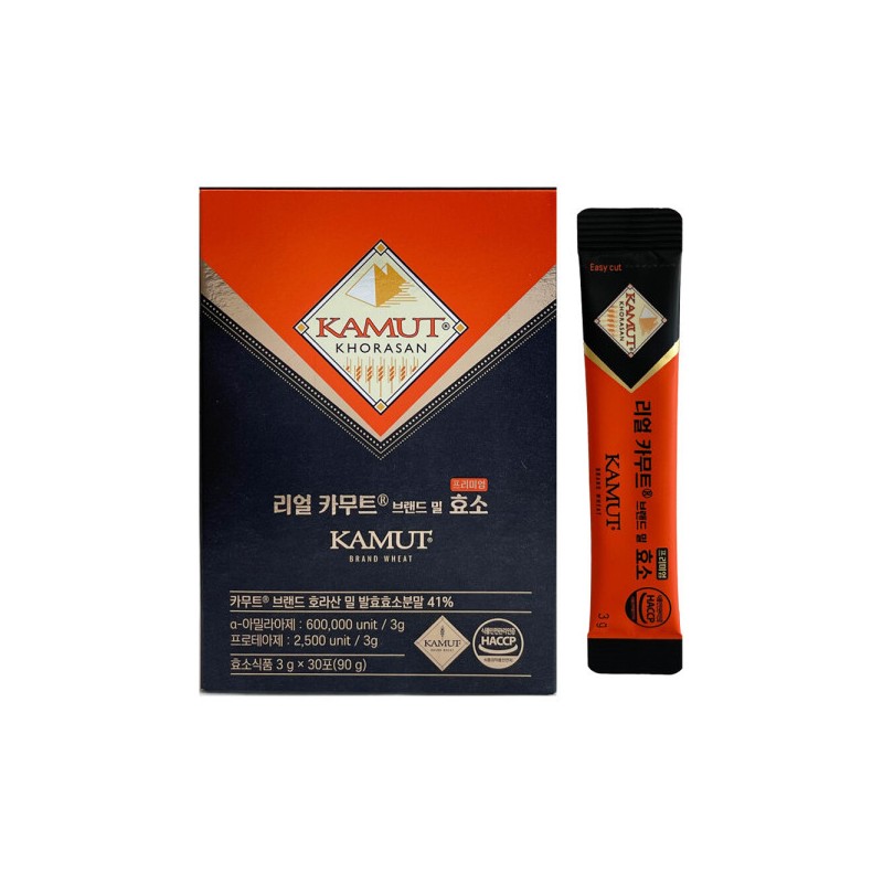 리얼 카무트 브랜드 밀 효소 3g x 30포 2개 /