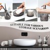 Ulable Bathroom Accessories Set, 5Pcs Bathroom Soap Dispenser Set, Glass