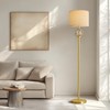 Oneach 61.5” Modern Floor Lamp for Living Room, Gold Boho