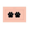 MERCY LONDON Black Paw Glitters Pasties Nipple Covers Stickers for