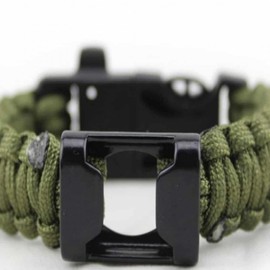 Emergency survival bracelet (black) survival tool mountaineering bracelet 2ea
