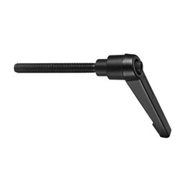 CoCud Clamping Lever Handles M6 x 40 mm Male Thread Adjustable Quick Release Locking Rotating Bolt Knobs Black - (Use: for Lathes) Pack of 1