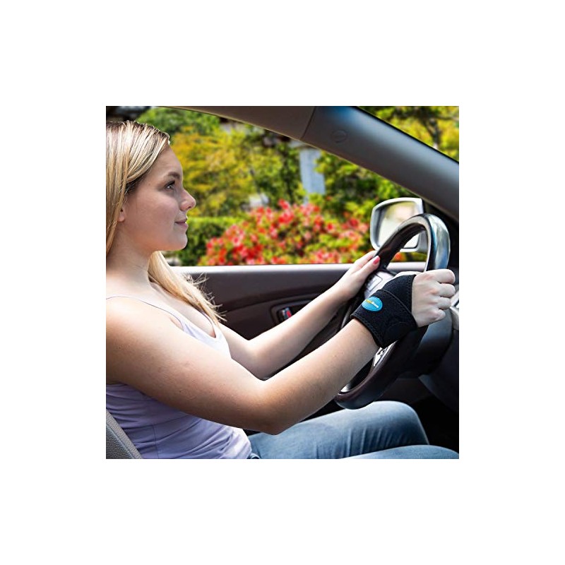 ComfyBrace Premium Lined Wrist Wrap/Carpal Tunnel Wrist Brace/Arthritis Hand Support