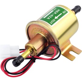 Gas Gas 12V Universal 2.5-4PSI Gas Diesel Inline Low Pressure Electric Fuel Pump HEP-02A